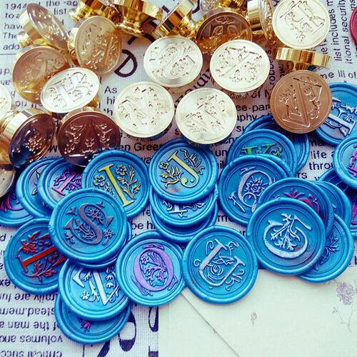 Retro wax stamp hobby Seals Custom stamp set Tools Post Deco