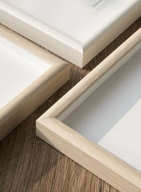 Nordic simple wooden photo frame square picture frames 相框