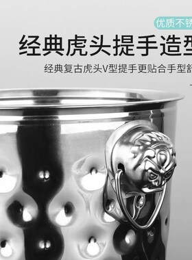 Bar large ice bucket portable wine beer champagne bucket