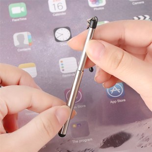 1 PC Telescopic Rod Capacitive Stylus Pen Touch Screen Pen F