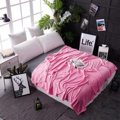 Coral fleece blankets flannel blanket summer air condition