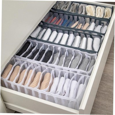 Underwear bra storage box mesh finishing box closet organize