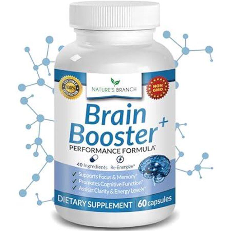 40-in-1 Brain Booster Supplement For Focus, Memory, Clari