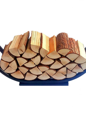 香杉木柴火中欧式电子壁炉仿真火焰配饰木材储放木架装饰木块摆件