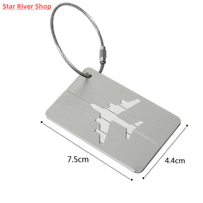 Aluminium Luggage Tag Travel Accessories Baggage Name Tags S