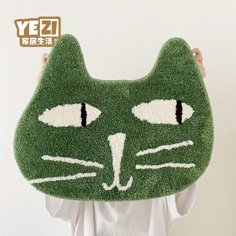 家用小猫加厚地毯植绒客厅儿童毛毯可爱女孩卧室床边毯浴室吸水垫,居家布艺,地毯,淘宝优惠券,粉丝福利购,淘宝优惠卷