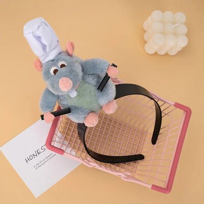 New Ratatouille Headband Cartoon Plush Doll Headband Creativ