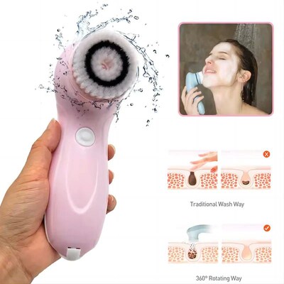 Facial Cleansing Brush Face Scrubber Electric Exfoliating Sp