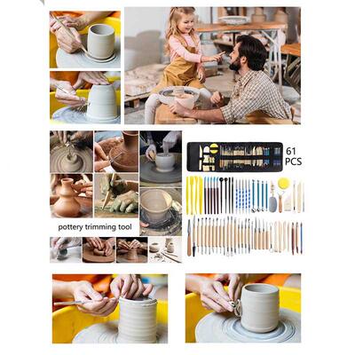 Pottery Clay Sculpting Tools Pottery Carving Tool Kit With C