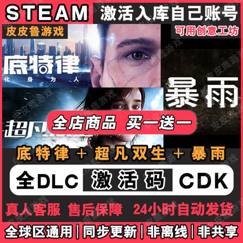 STEAM正版暴雨底特律变人