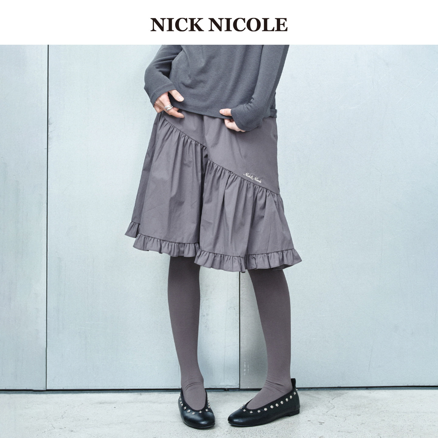 NICK&NICOLE小蝴蝶2半身裙