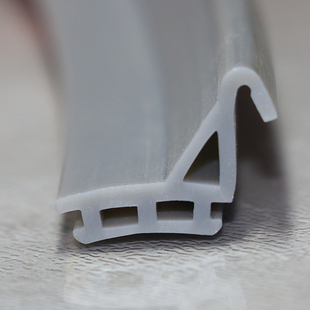 直销白色灰色黑色耐高温硅胶断桥铝隔热铝合金专用等压胶条鸭嘴条