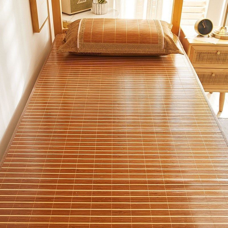 竹席凉席正反两用草席子双面家用学生藤席单人可折叠冰丝竹子夏季,床上用品,竹席,淘宝优惠券,粉丝福利购,淘宝优惠卷