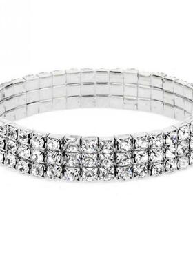 Silver Ankle Bracelet For Women Rhinestones Anklet Chain