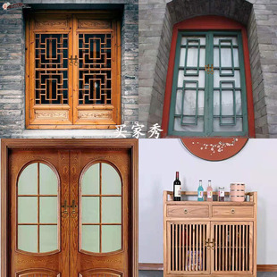 中式仿古锁扣复古铜拉手老式插销公室柜子书柜门红木家具铜锁具