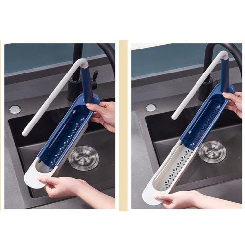 Telescopic Sink Shelf Kitchen Sinks Organizer Soap Sponge Ho