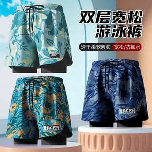 Adult swim trunks mens flat angle swimsuits and swim trunks