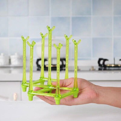 Infant Toddler Feeding Bottle Drying Rack Cupboards Containe
