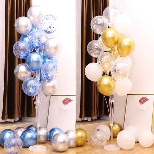 The balloon decoration shop activity cartoon scene layout