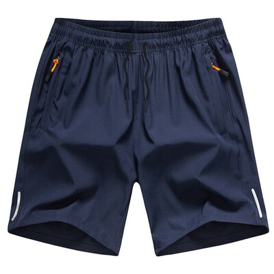 Mens 2025 Shorts Thin Five-point Plus Size Pants Casual Zip