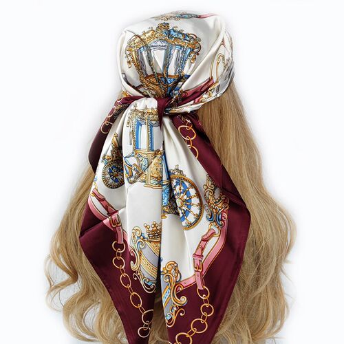 new 90*90cm fashion Silk Scarf Scarftop Headwraps Women Vint