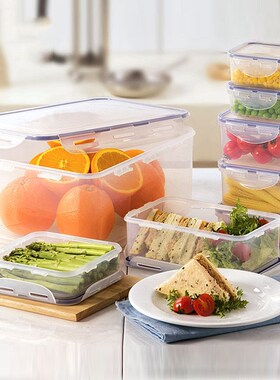 plastic food fruit storage box  container lunch fridge big