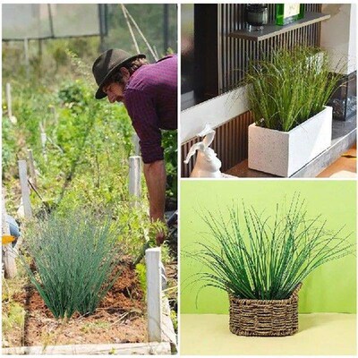 5Pcs Artificial Onion Grass Fake Greenery For DIY Wedding
