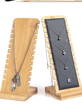 Bamboo Jewelry Display Stand Necklace Display Stand Wooden M