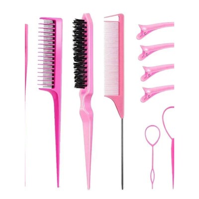 3-10pcs Hair Styling Comb Set 3-10件发型梳子套装