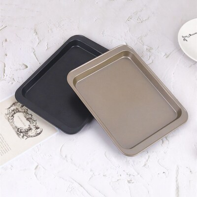 Square Cake Baking Pan Steel Tray Pie Pizza Bread Mould 烤盘