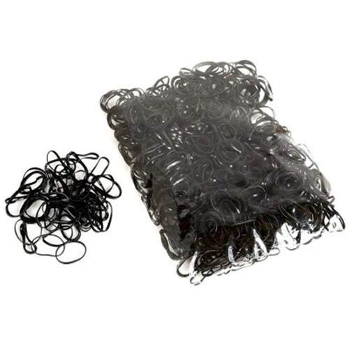 1000pcs/pack Transparent Hair Elastic Rope Rubber Band for W