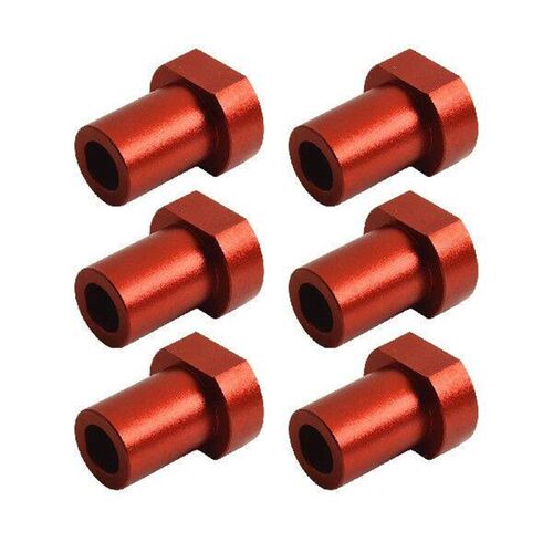 6Pcs Aluminum Alloy Workbench Peg Brake Stops Clamp 19/20mm