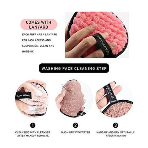 Reusable Cotton Makeup Remover Pads for Washable Face Clean