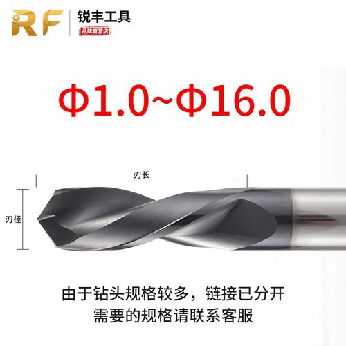 .51 .52 .53 .5 .5 .57 .58 .59合金钨钢直柄通柄钻头