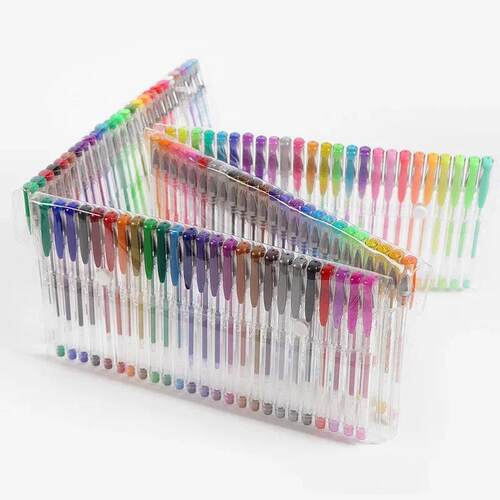 100/5Pcs Gel Pen Set 100 Colored Gel Pens for Coloring Books