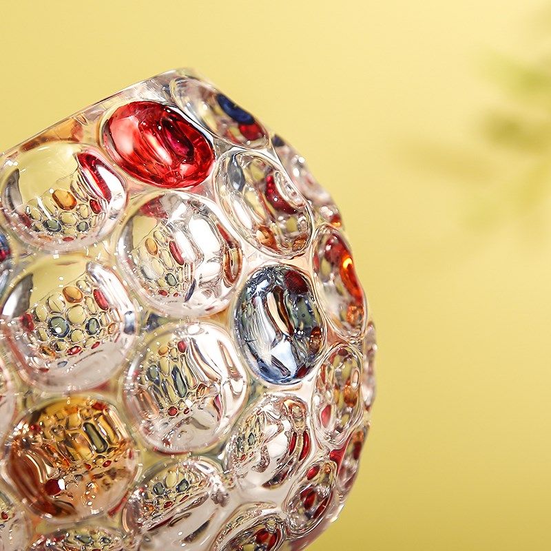 弗莱文茨水晶玻璃客厅水养欧式球型桌面花瓶插花摆件办公桌花瓶,家居饰品,花瓶,淘宝优惠券,粉丝福利购,淘宝优惠卷