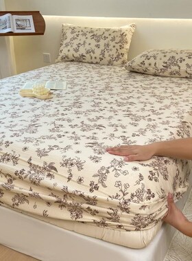 mattress cover bed sheet fitted single bedsheet elastic band