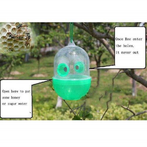 Hanging Plastic Asian Hornet Catcher Wasp Trap Fly Killer