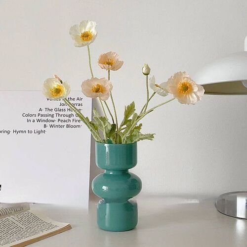 Glass Vase Nordic Home Decoration Room Decor Flower Vase Flo