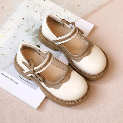 Fashion Girl School Shoes Patchwork Kid Princess Shoes for C