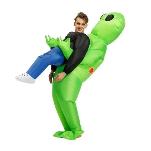 Kids Adult Alien Inflatable Costume Kids Party Cosplay Costu