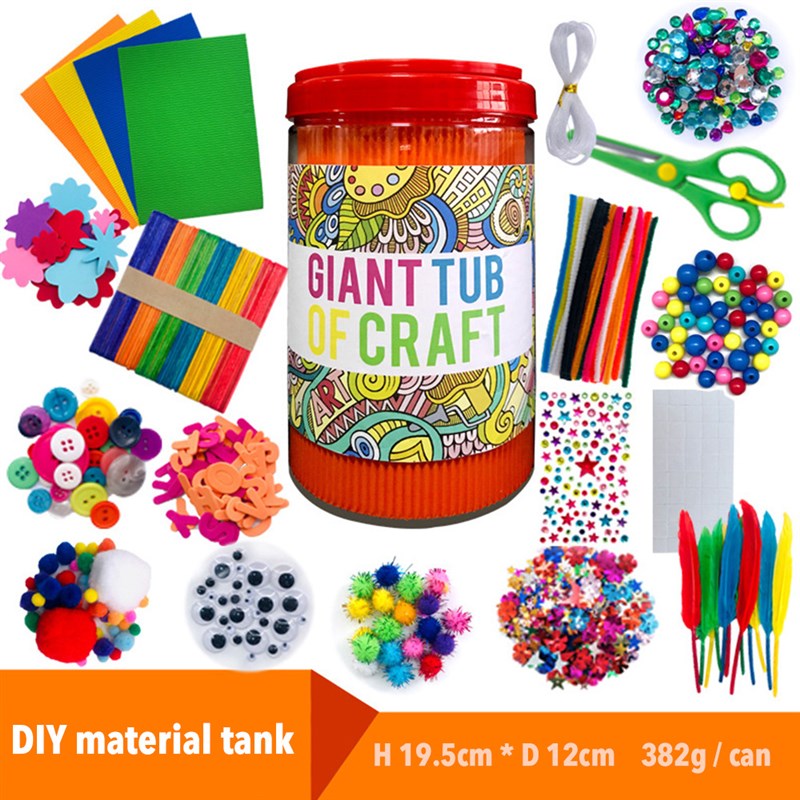 Colorful Plush Sticks Wool Pompoms Maials Kids DIY Montessor - 实物图