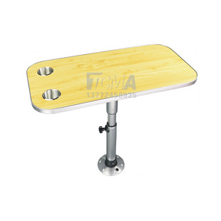 车载房车商务车用抽拉式升降桌实木多层板桌面依维柯全顺大通V