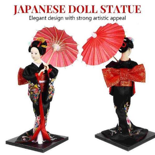 Home Decoration Asian Kimono Statue Figure Geisha Party