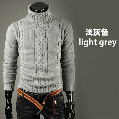 Warm Turtleneck Sweater Men  Pull Homme Casual Pullovers Mal