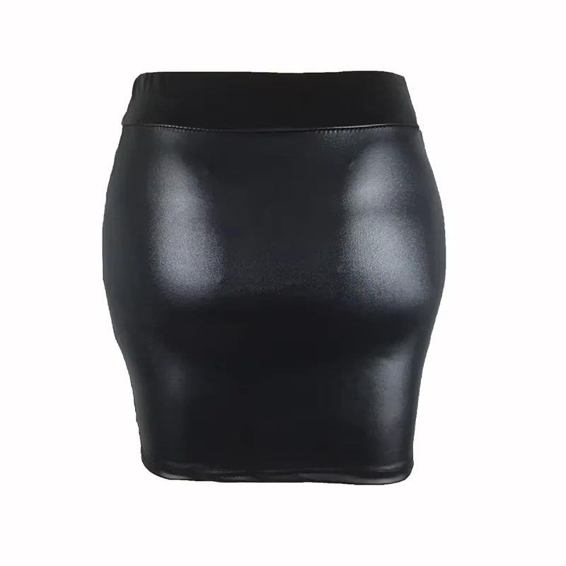 Women Summer Mini Skirts High-waist Slim Fittness Hip Pencil图片