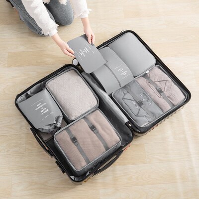 Compression Packing Cubes 7set Organizer Travel Bag Luggage