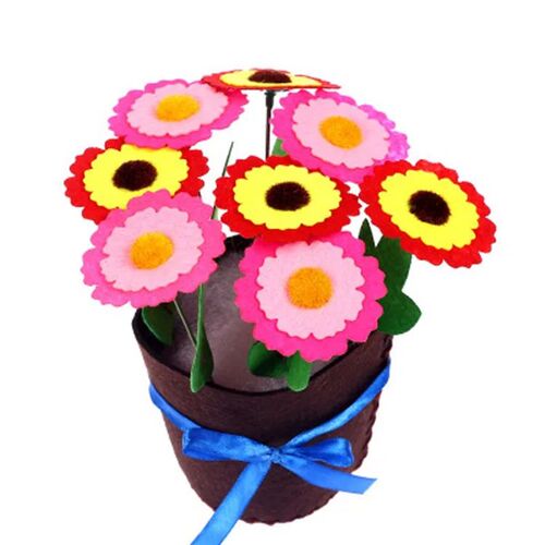 Flower Pot Crafts Toys for Children Kids DIY Potted Plant Ki