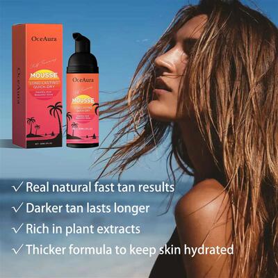 Body Self Tanning Mousse Intensive Brown Boosting Summer Sun