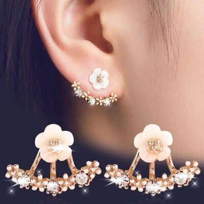 Fashion Woman Chrysanthemum Earring cate Flower Stud Earring